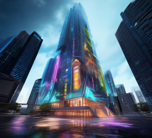 以数字化建筑为核心，高端展示与技术领先